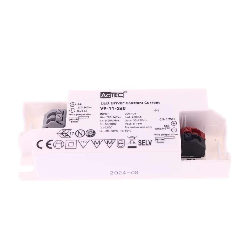 Led Driver CC Corrente Costante 260mA 30V-42VDC Per Alimentare Led Max 11W