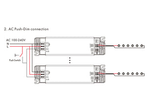 Led Driver CC Dimmerabile 15W Pulsante + RF Corrente Costante Modulare 150mA 200mA 350mA 400mA 450mA 500mA 650mA 700mA PT-15A