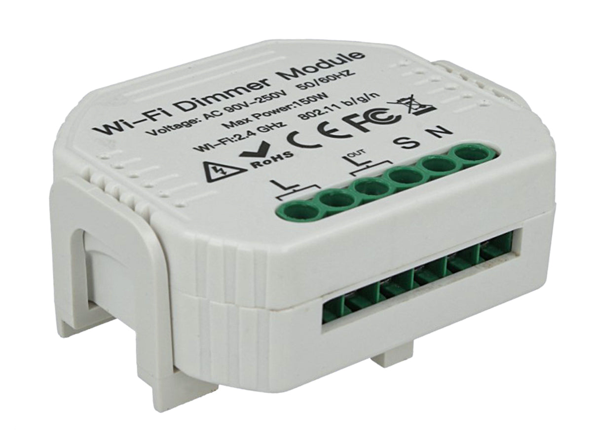 Led Triac Dimmer Taglio Di Fase Con Pulsante Memoria 220V 150W Wifi Smart Modulo Compatibile Con Alexa Google Home