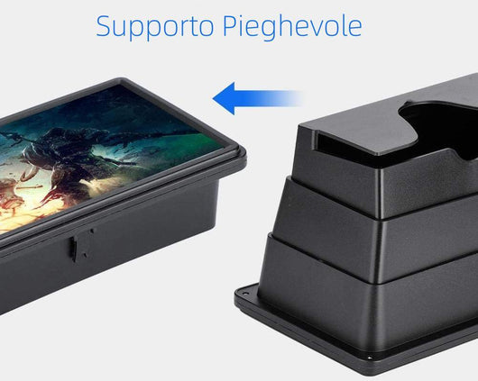 Lente Ingrandimento Smartphone 8'' Per Ingrandimento Schermo Cellulare Supporto Pieghevole