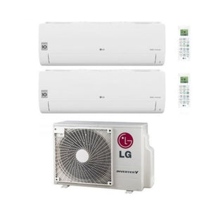 Climatizzatore Condizionatore LG Dual Split Inverter Serie Libero Smart 12+12 con MU2R17 UL0 R-32 Wi-Fi Integrato 12000+12000 - Novità