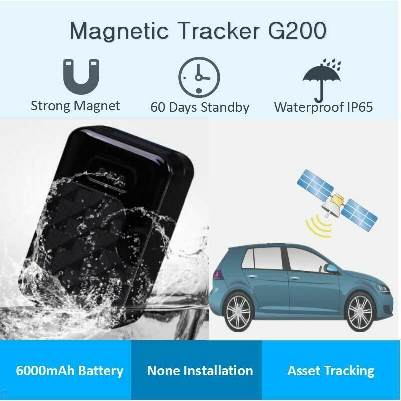 Localizzatore Satellitare GPS GSM GPRS Antifurto Traker G200 Traking Auto Moto Barca