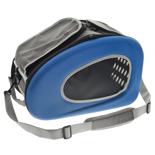 Trolley zaino & borsa per cani e gatti 3 in 1 max 8 kg pet rolling colore blu