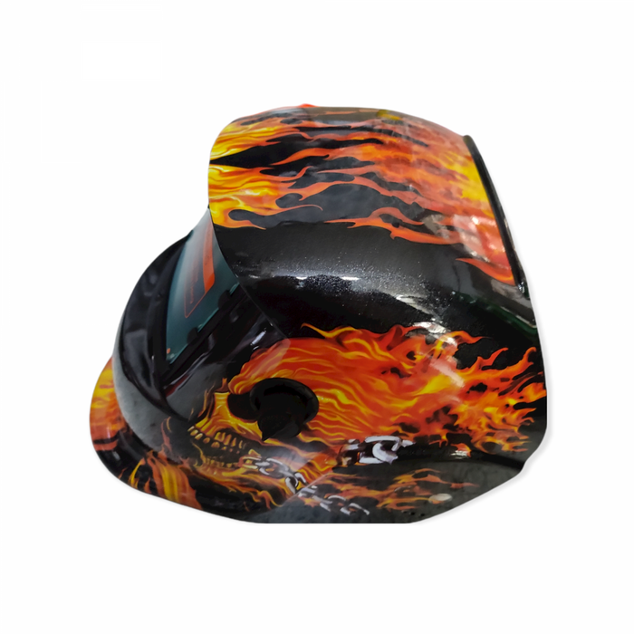 MASCHERA PER SALDATURE OSCURANTE CASCO LCD REGOLABILE AUTOSCURANTE VARI COLORI