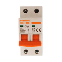 MeanWell MCB Interruttore Magnetotermico Automatico Curva B 2P 2M 6000A B16A AC 400V IP20 IEC60898-1