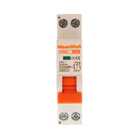 MeanWell MCB Interruttore Magnetotermico Automatico Curva C 1P+N 1M 6000A C16A AC 230V IP20 IEC60898-1