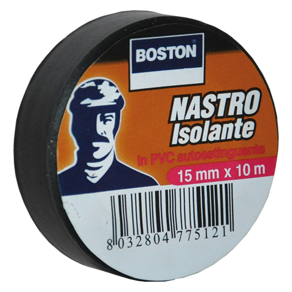 NASTRO ISOLANTE mm. 19 x 25 mt - bianco BOSTON 8 PZ