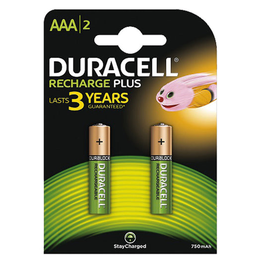 PILA MINISTILO RICARICABILE Pz 2 - Recharge Plus 750Mha DURACELL