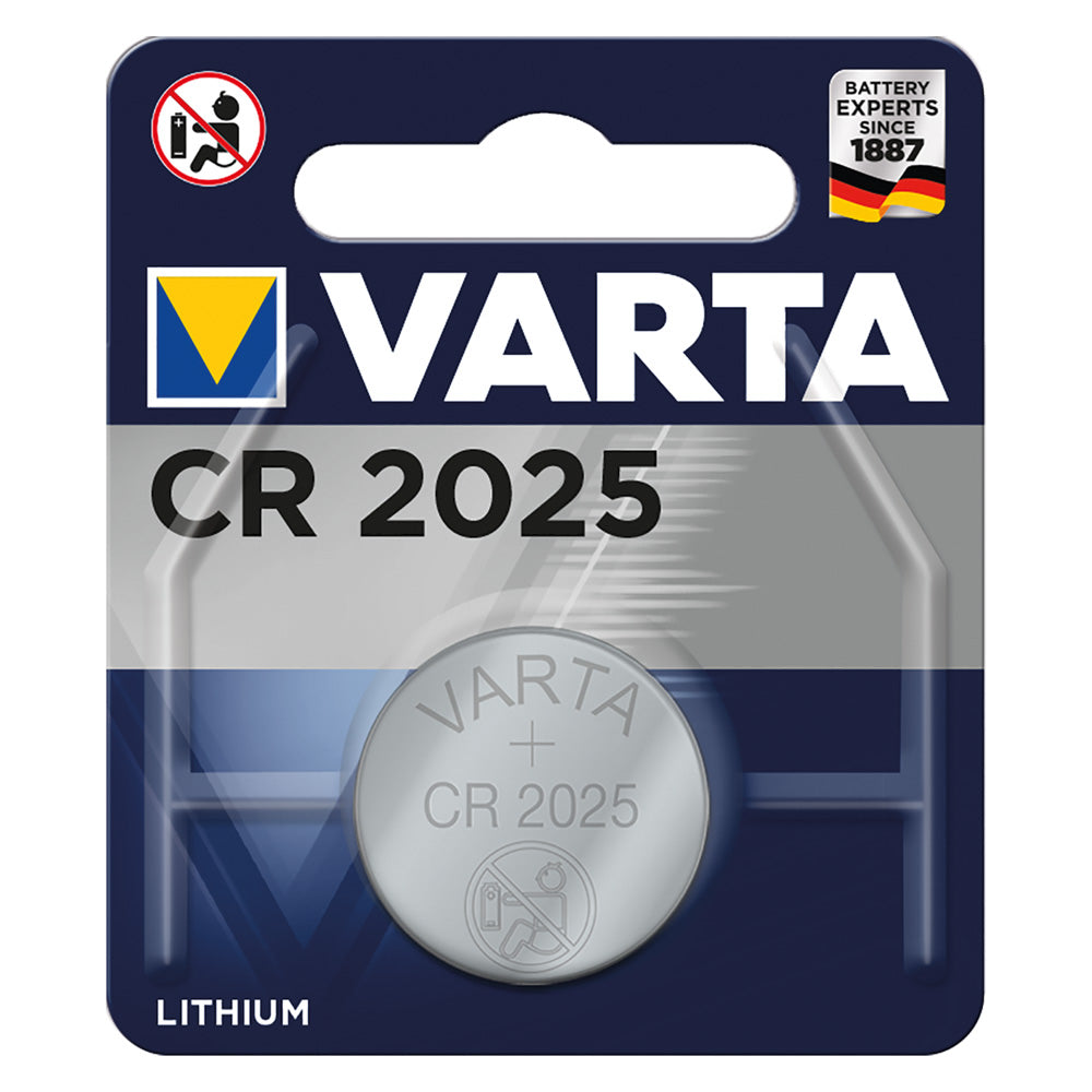 PILA A BOTTONE 'CR2025' Pz 1- 3 V VARTA 10 BL