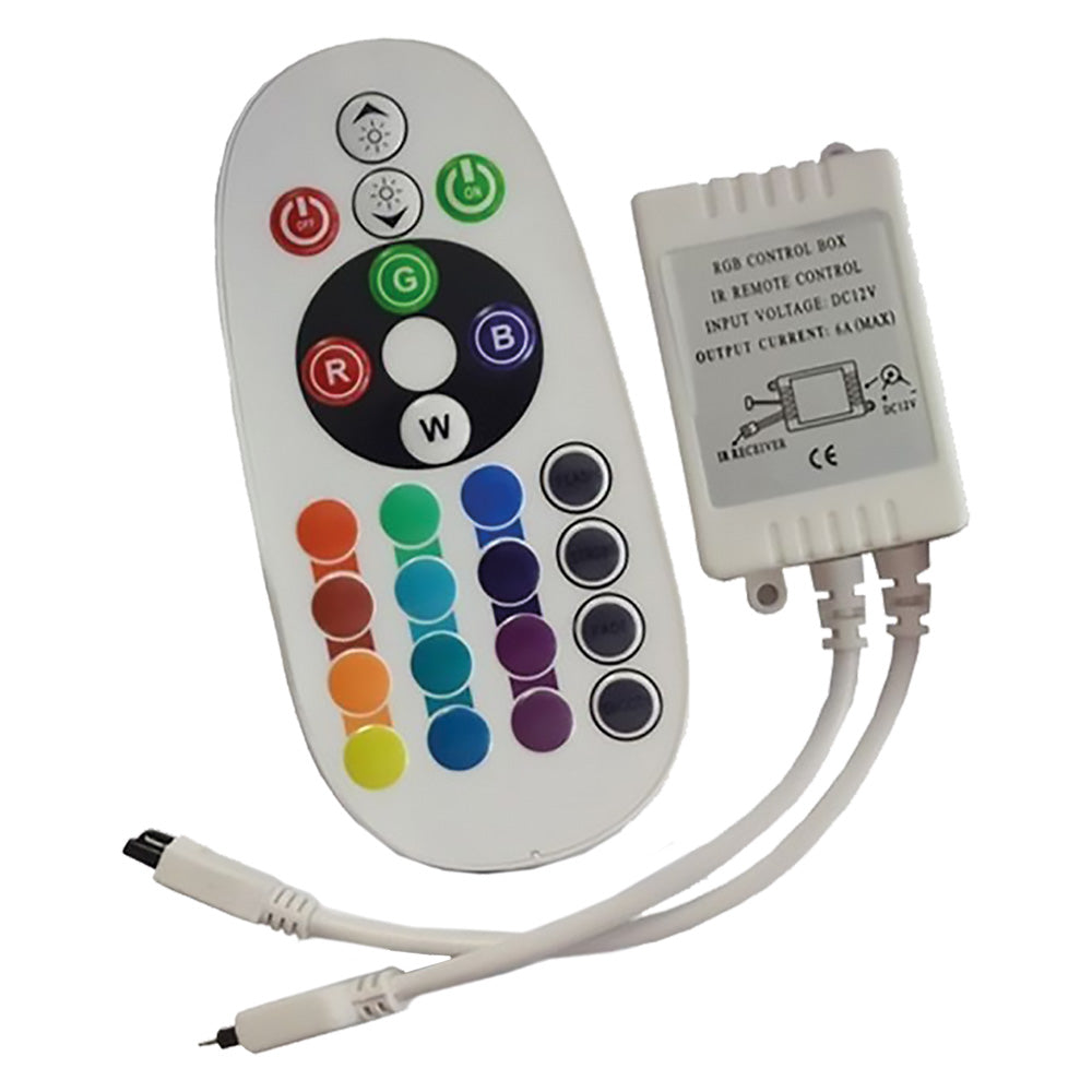 CONTROLLER DIMMERABILE PER STRIP LED RGB corrente max 72 W VTAC