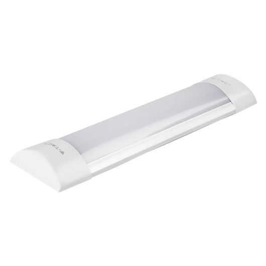 PLAFONIERA TUBO LED PRISMATICO 10W - 4000K mm.300 x 24,4 x 74,1 mm VTAC