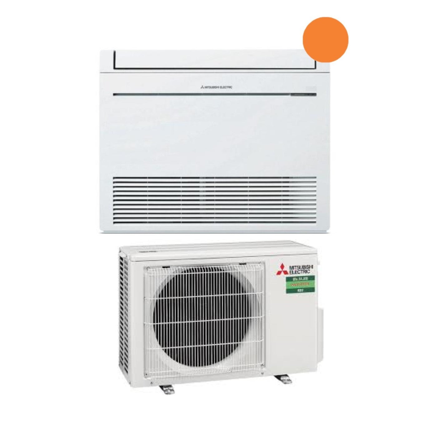 Climatizzatore Condizionatore Mitsubishi Electric Inverter Pavimento MFZ-KT25 9000 Btu Gas R-32 Wi-Fi Optional NOVITA'