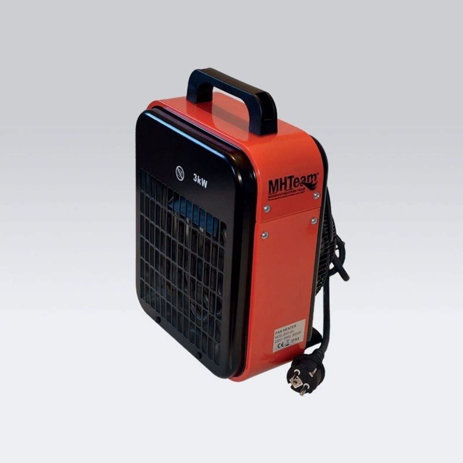 MHTEAM MHTEAM-EH1-02 Riscaldatore Elettrico 2000W Ipx4 Rosso