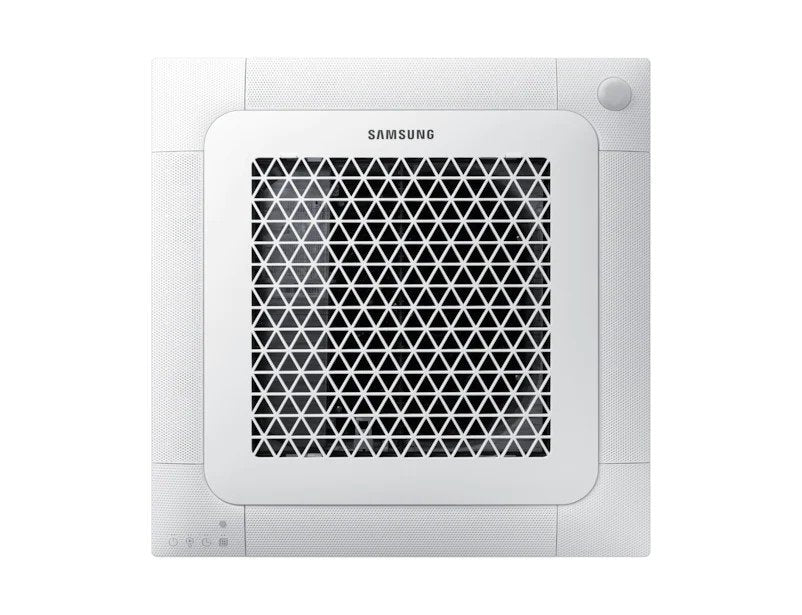 Climatizzatore Condizionatore Samsung Dual Split Inverter Cassetta 4 Vie Mini Windfree 12+18 con AJ068TXJ3KG/EU R-32 12000+18000 Wi-Fi Optional con Griglia Inclusa