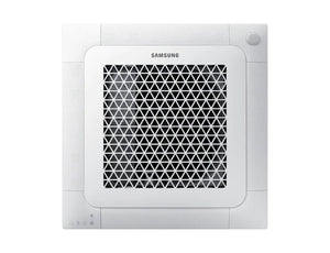 Climatizzatore Condizionatore Samsung Dual Split Inverter Cassetta 4 Vie Mini Windfree 12+18 con AJ068TXJ3KG/EU R-32 12000+18000 Wi-Fi Optional con Griglia Inclusa