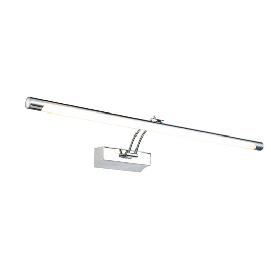 Applique Da Parete Moderno Fino Metallo Cromo 1 Luce Led 16W