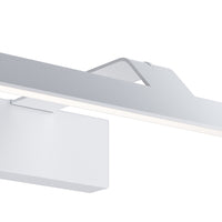 Applique Da Parete Moderno Decart Metallo Bianco Acrilico 1 Luce Led 12W