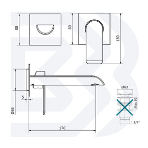 MISCELATORE INCASSO LAVABO JOY CROMO - BIANCHI RUBINETTERIE