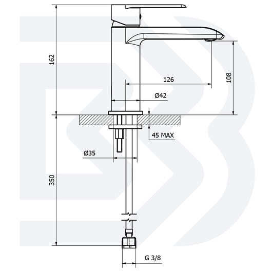 MISCELATORE MONOCOMANDO LAVABO JOY CROMO - BIANCHI RUBINETTERIE