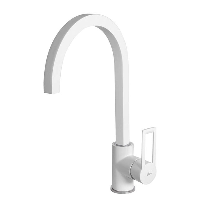 Rubinetto Miscelatore Cucina Elleci Bridge Keratek Plus White Bianco Assoluto MKKBRI96