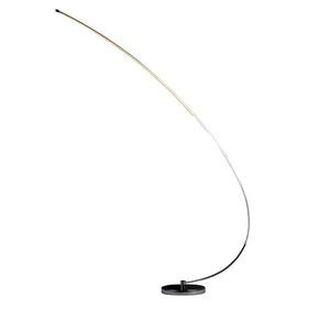 Lampada Da Terra Delta Ad Arco Led Integrato 18W 3000K Alluminio Argento