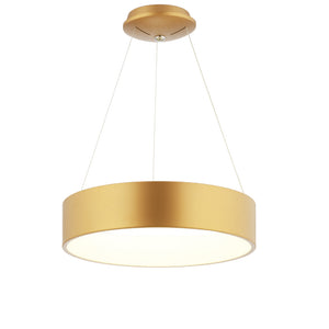 Sospensione Moderna Circolare Anneau D'Or Led Integrati 36W 3000K Oro Rosè