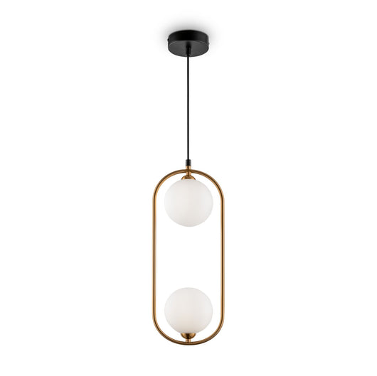 Lampada pendente Modern in Metallo Ring Ottone