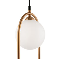 Lampada pendente Modern in Metallo Ring Ottone