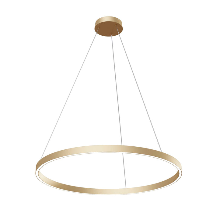 Lampada pendente Modern in Alluminio Rim Ottone