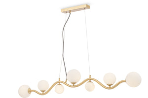 Lampada pendente Modern in Metallo Uva Oro