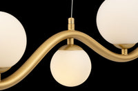 Lampada pendente Modern in Metallo Uva Oro