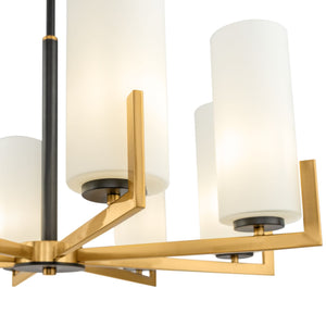 Lampadario Modern in Metallo Fortano Ottone