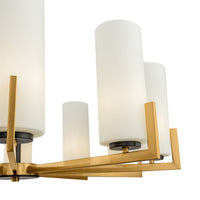 Lampadario Modern in Metallo Fortano Ottone