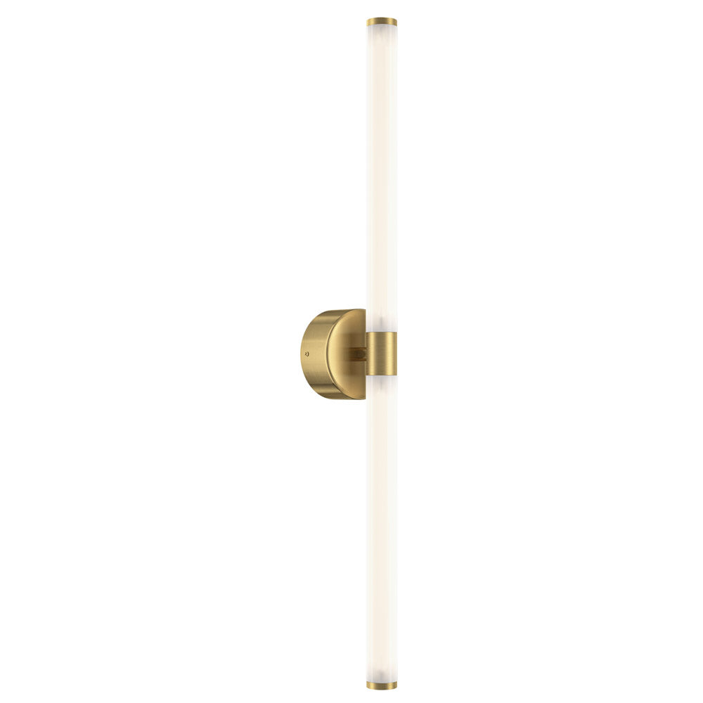 Applique Da Parete Moderno Axis Alluminio Oro Luce Led 16W