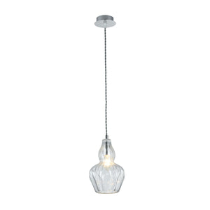 Lampada pendente Pendant in Metallo Eustoma Nickel