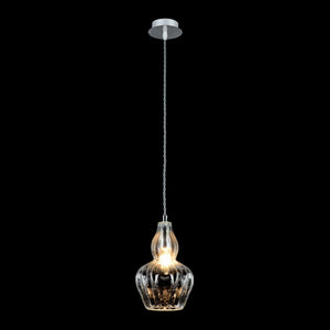 Lampada pendente Pendant in Metallo Eustoma Nickel