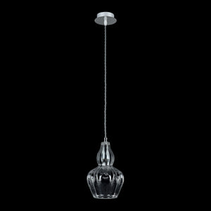 Lampada pendente Pendant in Metallo Eustoma Nickel