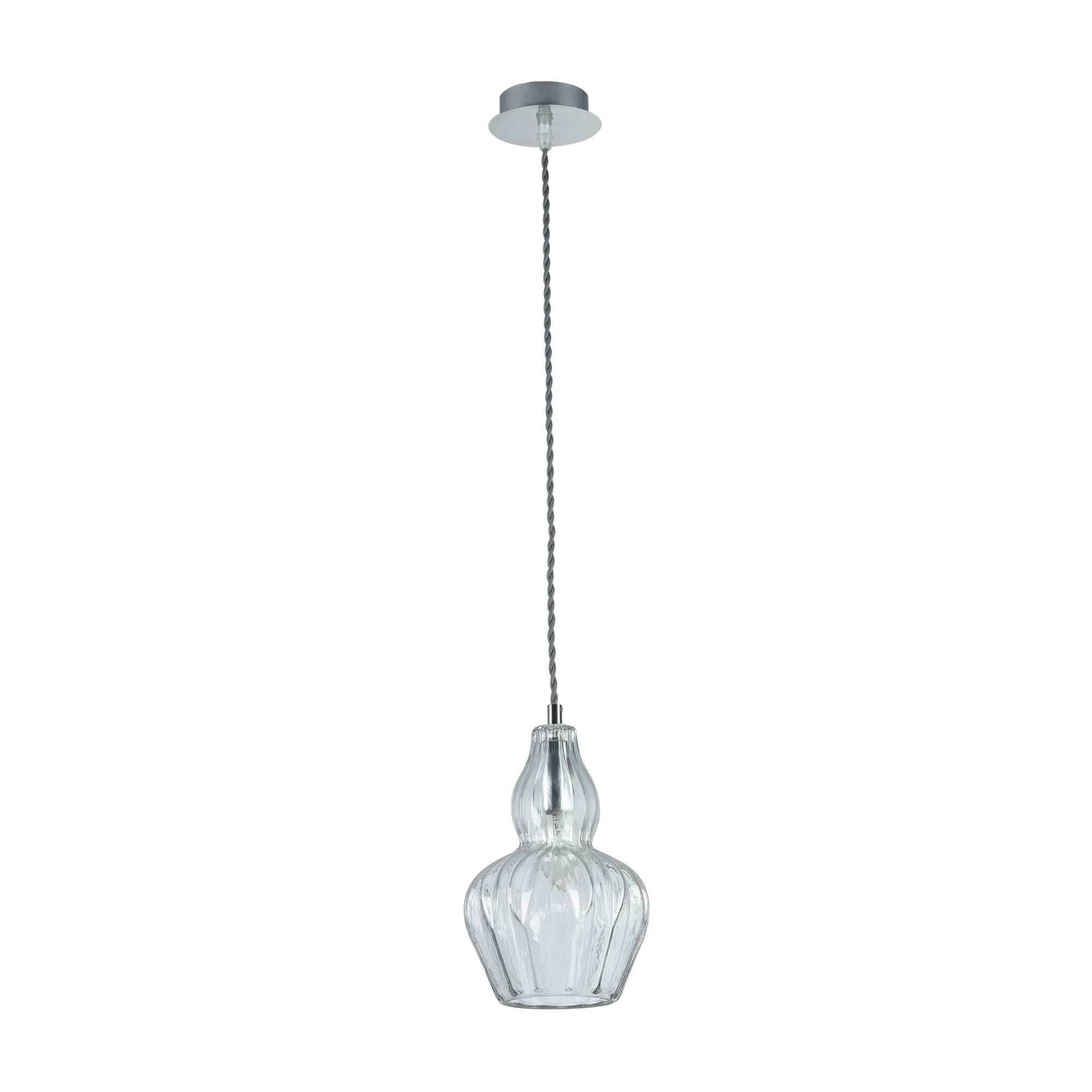 Lampada pendente Pendant in Metallo Eustoma Nickel