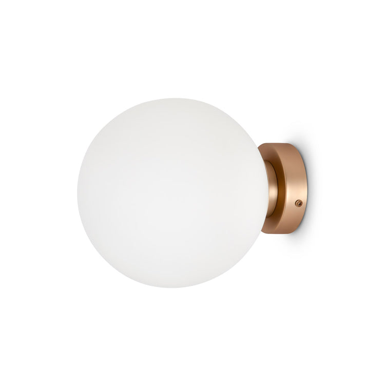 Applique Contemporanea Basic Form Grande In Metallo Colore Oro 1 Luce