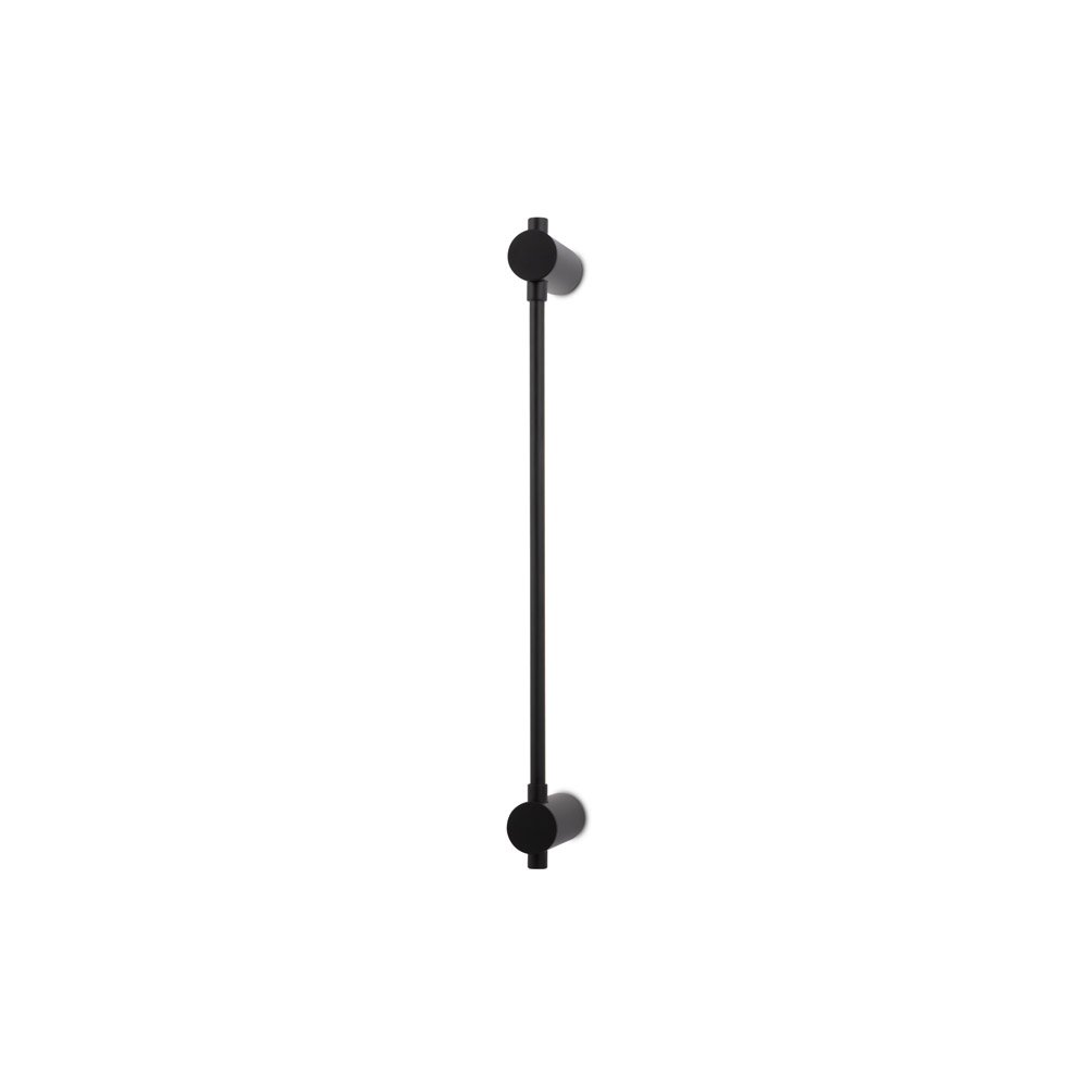 Applique Minimal Led Rotta Metallo Nero 6W