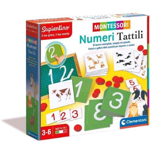 MONTESSORI - NUMERI TATTILI