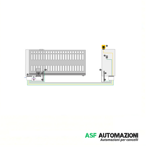 MOTORE FAAC 109896 PER CANCELLO SCORREVOLE MOD. 844 R 3PH 400V PESO ANTA MAX 2.200 KG  ( Z12 ) 1.800 KG ( Z16 ) 1.000 KG ( Z20 )