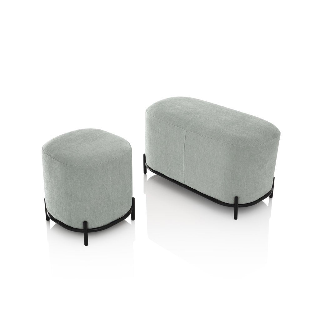 Pouf ELLY verde menta