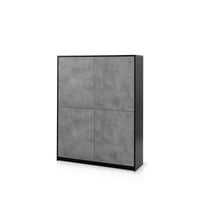 Credenza alta NAIROBI nero/cemento