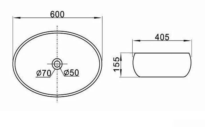 Composizione 5 pezzi ASTRA rovere miele