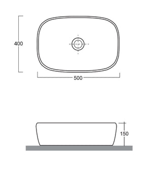 Mobile bagno composizione 4 pezzi ASTRA colore bianco/colore rovere miele