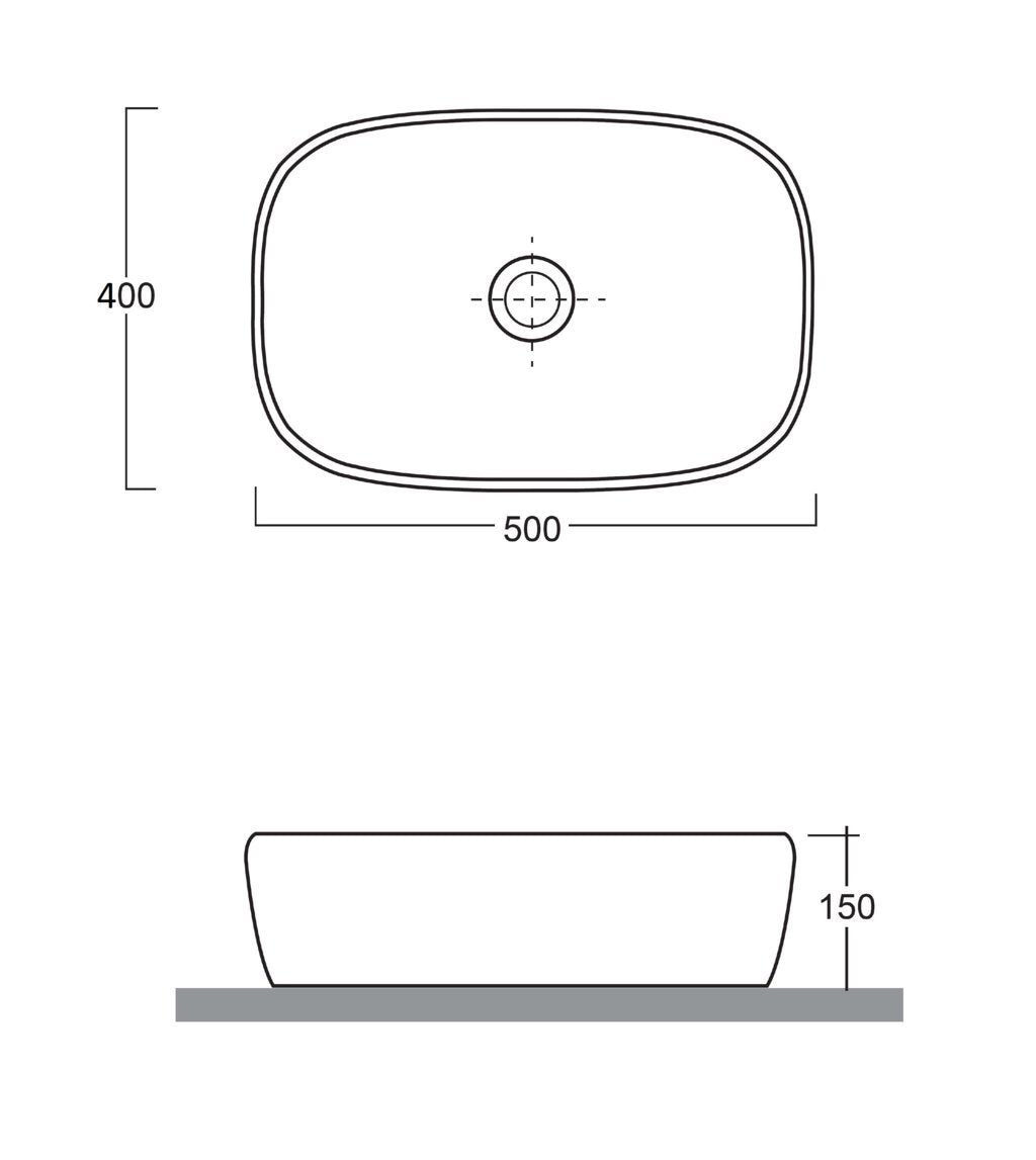 Mobile bagno composizione 4 pezzi ASTRA colore rovere miele/colore bianco