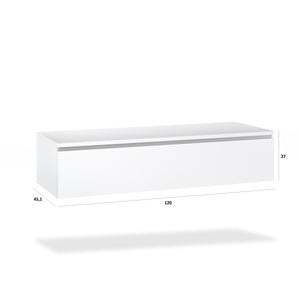 Mobile bagno composizione 5 pezzi ASTRA colore bianco