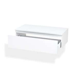 Base con top 1 cassetto ASTRA L.90 P.45 H.27 cm colore bianco opaco