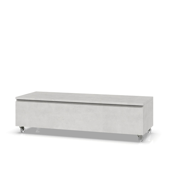 Cassettiera ASTRA L.120 P.45 H.32 cm colore bianco pietra